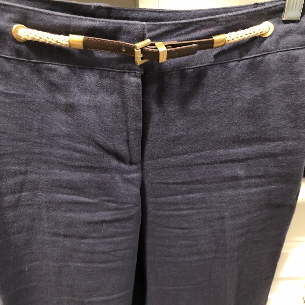 Michael Kors blue linen pants
